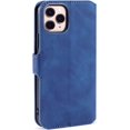 thumbnail image 3 of Étui pour iPhone 13 Pro, Type Notebook Populaire Rétro en Cuir Véritable Miroir de Maquillage Charge Sans Fil Luxe Protection Complète, Deux Couches Structure Fente pour Carte, Amplificateur-Noir, 3 of 8