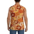 thumbnail image 4 of Pofeuu Hippie Flower Print Men's Muscle T-Shirt, Sleeveless, Muscle Tank, Classic Muscle Tee Top For Men Casual Sleeveless Muscle T-Shirt Trendy Clothes-XX-Large, 4 of 7