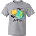 thumbnail image 3 of Inktastic Earth Day Peace Love Earth Youth T-Shirt, 3 of 5