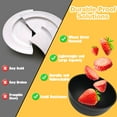 thumbnail image 5 of 16-Piece Plastic Wheat Straw Dinnerware Set,Dish Set for 4 Salad Plates,Cereal Bowls,and Cups Set,Unbreakable and Lightweight,Microwave & Dishwasher Safe,Black, 5 of 8