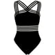 thumbnail image 1 of Traje de baño de una pieza para mujer Trajes de baño cruzados al frente Trajes de baño huecos Zhivalor CZYD-SY73-4, 1 of 5