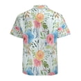 thumbnail image 3 of High Quality Hawaiian Shirts for Men Short Sleeve Aloha Beach Shirt Floral Summer Casual Button Down Shirts Blouses QHG6UH, 3 of 7
