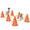 thumbnail image 1 of Dog Agility Hurdle Cone Set, Adjustable Obstacle Course Equipment, 1 of 10