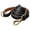 Black, variant on Pet Artist 5ft Genuine Leather Dog Leash Heavy Duty Walking Training Leashes Strong with Ring