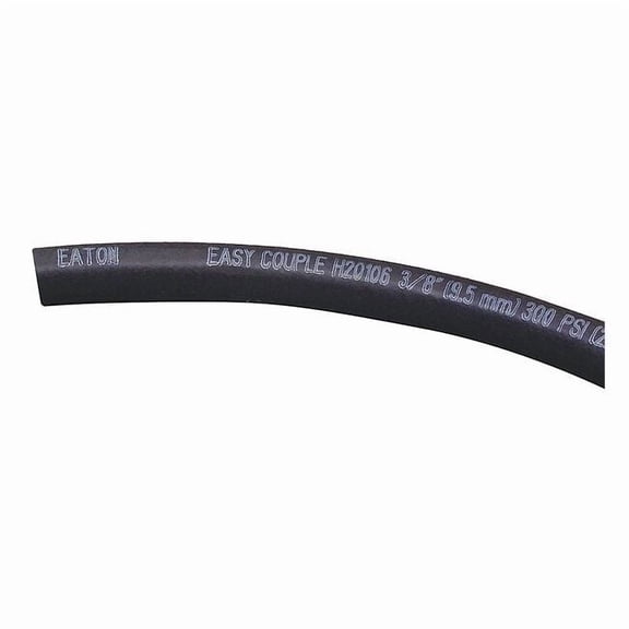 Easy Couple Hose,1/2" I.D.,250 ft L,Blck H20108BK-250R