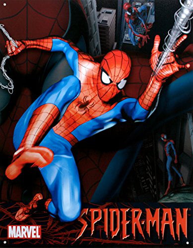 Marvel Comics Spider-Man lamp shade Shades are 9.5 x 5 x 7 tall