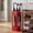 Red, variant on Toorise Slim Umbrella Stand Metal 19.5x6.1x6.1 Inch Freestanding Hollow Holder for Entryway Hallway Office Rustproof Space Saving Umbrella Rack