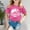 E-108Pink, variant on FAOWME Kids Girls Boys T Shirt Graphic Letter Print Short Sleeve Round Neck Comfortable Breathable Top For Daily Wear And Play,Light Pink,3-4 Years