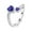 BU, variant on EGNMCR Adjustable Ring Birthstone Couple's Ring Heart Constellations Birthday Jewelry A ring