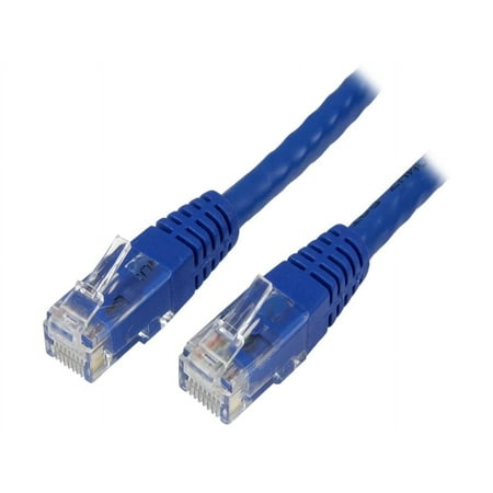 UPC: 0065030789295 | StarTech C6PATCH15BL 15 ft. Cat6 Patch Cable with Molded RJ45 Connectors – Blue – Cat6 Ethernet Patch Cable – 15 ft. UTP Cat 6 Patch Cord