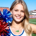 thumbnail image 2 of Cheerleading Theme Necklace Adjustable Collarbone Chain For Women And Teens, 2 of 11