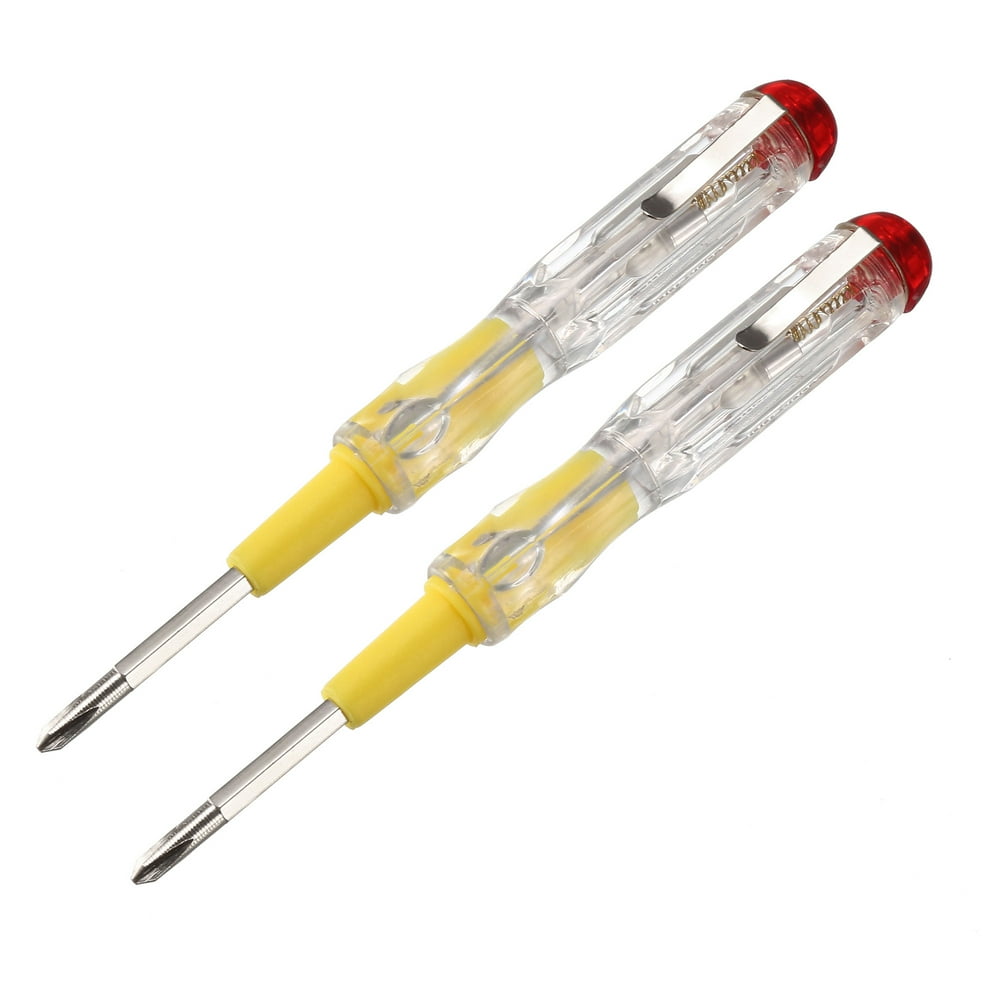 Voltage Tester 100500V Pen 3.5mm Slot Phillips Screwdriver 2pcs
