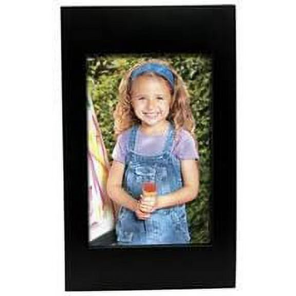 Black Wood 4" x 6" Contour Picture Frames - Pack of 12