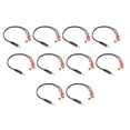 thumbnail image 1 of En Cable de Audio, 10 Piezas 2 en 1 Cable Adaptador de Audio Macho para Cable de Audio RCA Confiabilidad Excepcional, 1 of 12