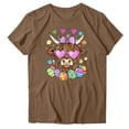 thumbnail image 1 of Camisetas de Manga Larga de las Mujeres con Estampado de Pascua, Cuello Redondo Suelto Casual Top para el Uso Diario de Primavera, 1 of 5