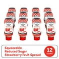 thumbnail image 3 of (12 pack) Smucker's Squeezable Reduced Sugar Strawberry Fruit Spread, 17.4 oz, 3 of 7