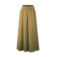 thumbnail image 2 of Doublju Women's Flowy Flared Comfy Maxi Skirt (Plus Size Available), 2 of 4