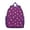 Purple-11, variant on Artistic Pig Pattern Student Backpack – Cute Cartoon Animal Print with Watercolor and Abstract Floral Farm Design