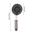 thumbnail image 3 of 6 Mode High Pressure Filtered Shower Head With Handheld Built In Power Wash For Cleaning Tub Tile And Bathroom, 3 of 6