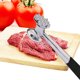 thumbnail image 1 of 1 pieza/juego de martillo ablandador de carne de acero inoxidable de metal resistente, mazo para carne, herramienta de cocina para el hogar y restaurante de doble cara, color plateado, 1 of 7