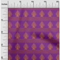 thumbnail image 1 of oneOone Cotton Silk Fabric Chevron & Tree Block Print Fabric BTY 42 Inch Wide, 1 of 4