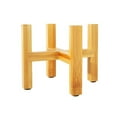 thumbnail image 3 of Wood Flower Pot Bonsai Rack Holder Home Garden Indoor Display Plant Stand Shelf, 3 of 8