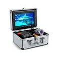 thumbnail image 2 of Fish Finder Kit 7 Inch Color Monitor Underwater 12pcs IR Fishing Camera 15M 30M 50M Cable Aluminum Carry Case Waterproof, 2 of 7