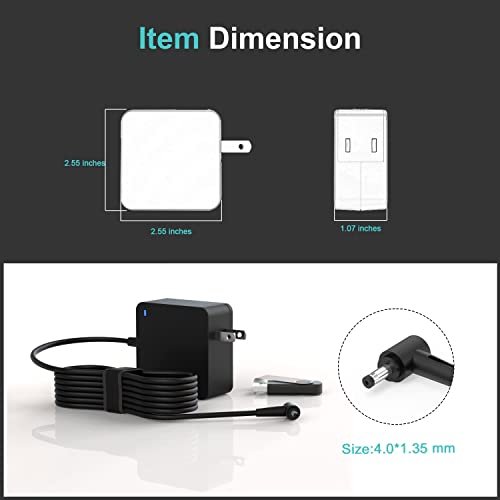 UL Listed 65W AC Charger Fit para Asus Q504 Q504U Q504UA Q504UAK Q504U