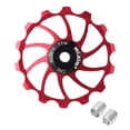 thumbnail image 4 of Ciclismo polea guía de cojinete Likrtyny Para desviador trasero de bicicleta de montaña Mi Xim Rojo 14T, 4 of 8