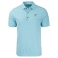 thumbnail image 2 of Men's Cutter & Buck  Powder Blue Atlanta Falcons Forge Eco Heather Stripe Stretch Recycled Big & Tall Polo, 2 of 3
