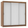 thumbnail image 2 of Ropero Closet Madesa Lyon 3 Puertas Corredizas Marrón/Blanco, 2 of 5