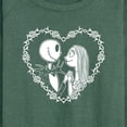 thumbnail image 3 of The Nightmare Before Christmas - Jack Sally Heart - Women's Lightweight French Terry Long Sleeve Shirt, 3 of 5