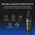 thumbnail image 4 of RED Pro GROOMANE Beard & Lineup Color Enhancement for Airbrush, Natural Semi-Permanent Barber Beard Dye, Long-Lasting, Gray Coverage, Men Hairline Color (Black (Premix), 2.3 fl.oz), 4 of 9