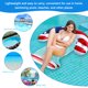thumbnail image 5 of Colchón inflable para piscina con dosel, tumbona para piscina, flotador, sin costuras, a prueba de fugas de Gas Hugtrwg Para estrenar, 5 of 9
