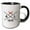Black/White, variant on 3drose, Alabama State Abbreviation, Statehood, Flag Art on White Background., 11oz Magic Transforming Mug