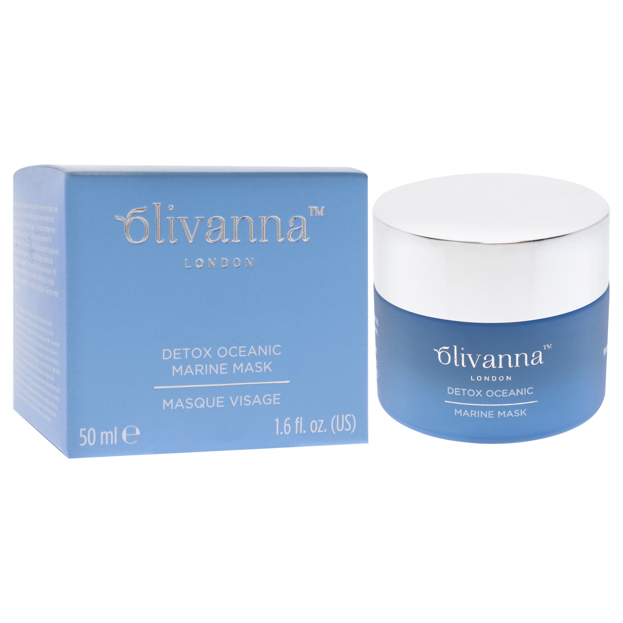 Olivanna Detox Oceanic Marine Mask, Face Mask Skincare, 1.6 oz