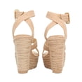 thumbnail image 3 of Sandalia Plataforma Con Yute Para Mujer Color Yute Natural Platonia  MARTINA-01-NATURAL, 3 of 4