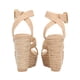 thumbnail image 3 of Sandalia Plataforma Con Yute Para Mujer Color Yute Natural Platonia  MARTINA-01-NATURAL, 3 of 4