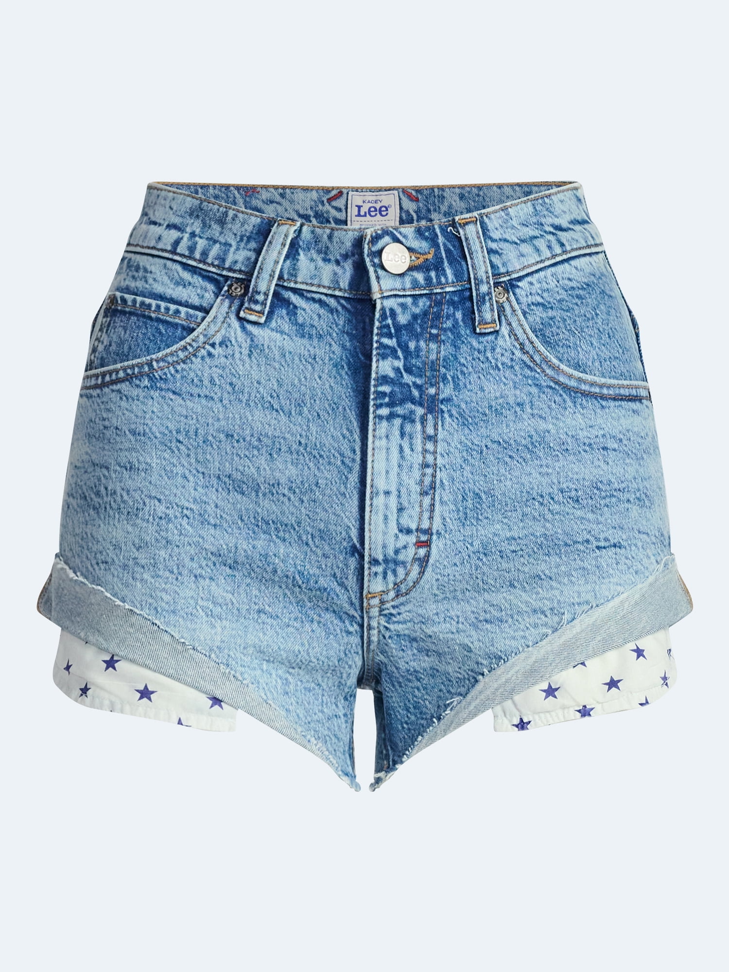 Kacey Lee Women's Classic Cut Off Shorty Shorts, Sizes 0-18