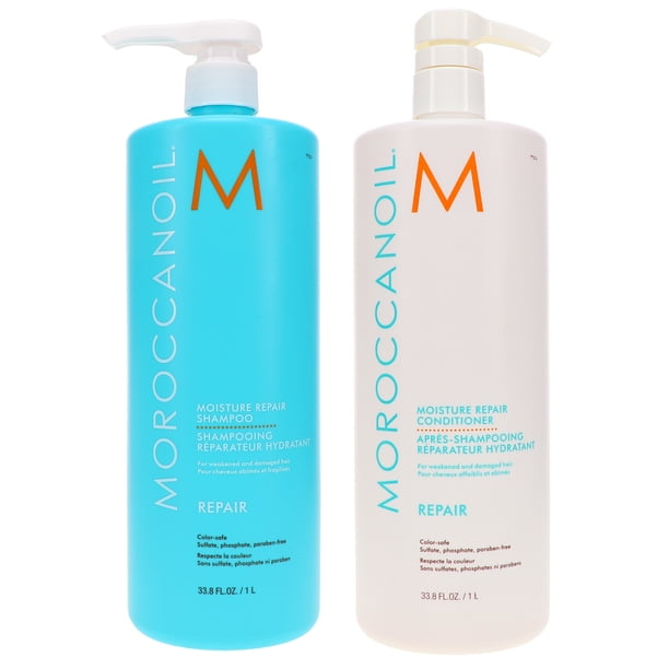 Moroccanoil Humedad Reparaci?n de la humedad 33.8 Oz & Moisture Repair Acondicionador de reparaci?n 33.8 Oz Combo Pack Moroccanoil Moroccanoil Humedad Reparaci—n de la humedad 33.8 Oz & Moisture Repair Acondicionador de