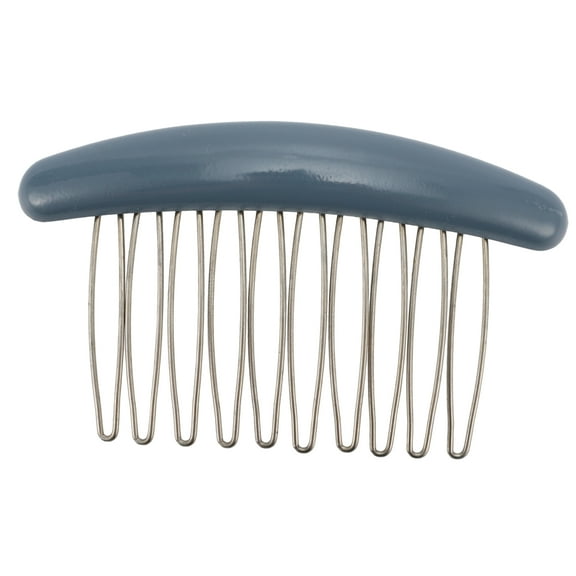 1 Pc Women Detangling Hair Insert Comb for Straight Wavy Thick Curly Hair Blue Plastic