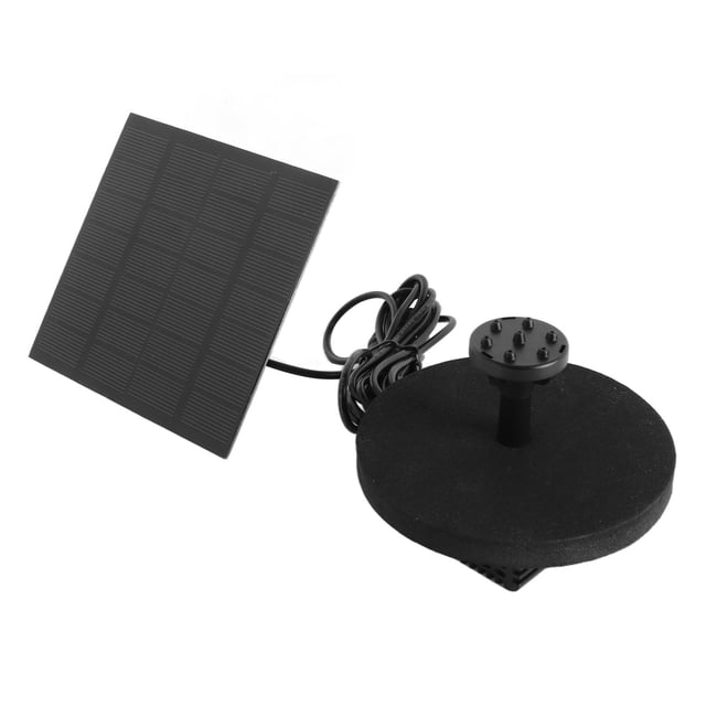 Bomba de fuente de agua solar al aire libre, bomba de fuente de agua solar Kit de bomba de fuente de agua solar Pequeña bomba de agua solar Aspecto llamativo Jadeshay A