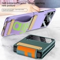 thumbnail image 4 of For Samsung Galaxy Z Flip4 Ultra Slim Shockproof Case Bumper Hybrid Case Cover With Wristband Strap, 4 of 5