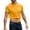 Yellow#108, variant on Evdexr Men's Boxy Cropped Cut T Shirts Short Sleeve Round Neck Tee Casual Basic Tops Army Green L