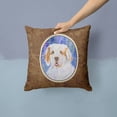 thumbnail image 2 of Carolines Treasures SS8008PW1414 Clumber Spaniel Fabric Decorative Pillow, 14Hx14W, multicolor, 2 of 4