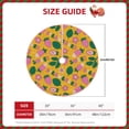 thumbnail image 2 of Sikiie Strawberry Nativity Christmas Tree Skirt, Jesus Christian Winter Holiday Tree Mat Decoration(30-48IN), 2 of 6