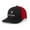 Black/Red, variant on Mens Vivek Hat Vivek Ramaswamy 2024 V Logo Mesh Back Trucker Hat Baseball Cap-Black/Black