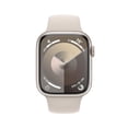 thumbnail image 2 of Restored Apple Watch Series 9 (GPS) 45mm Starlight Aluminum Case with Starlight Sport Band - M/L - Starlight (Refurbished), 2 of 5
