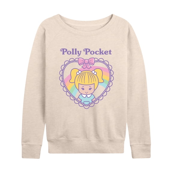 Polly Pocket - Polly Pocket Heart - Women's French Terry Long Sleeve Shirt