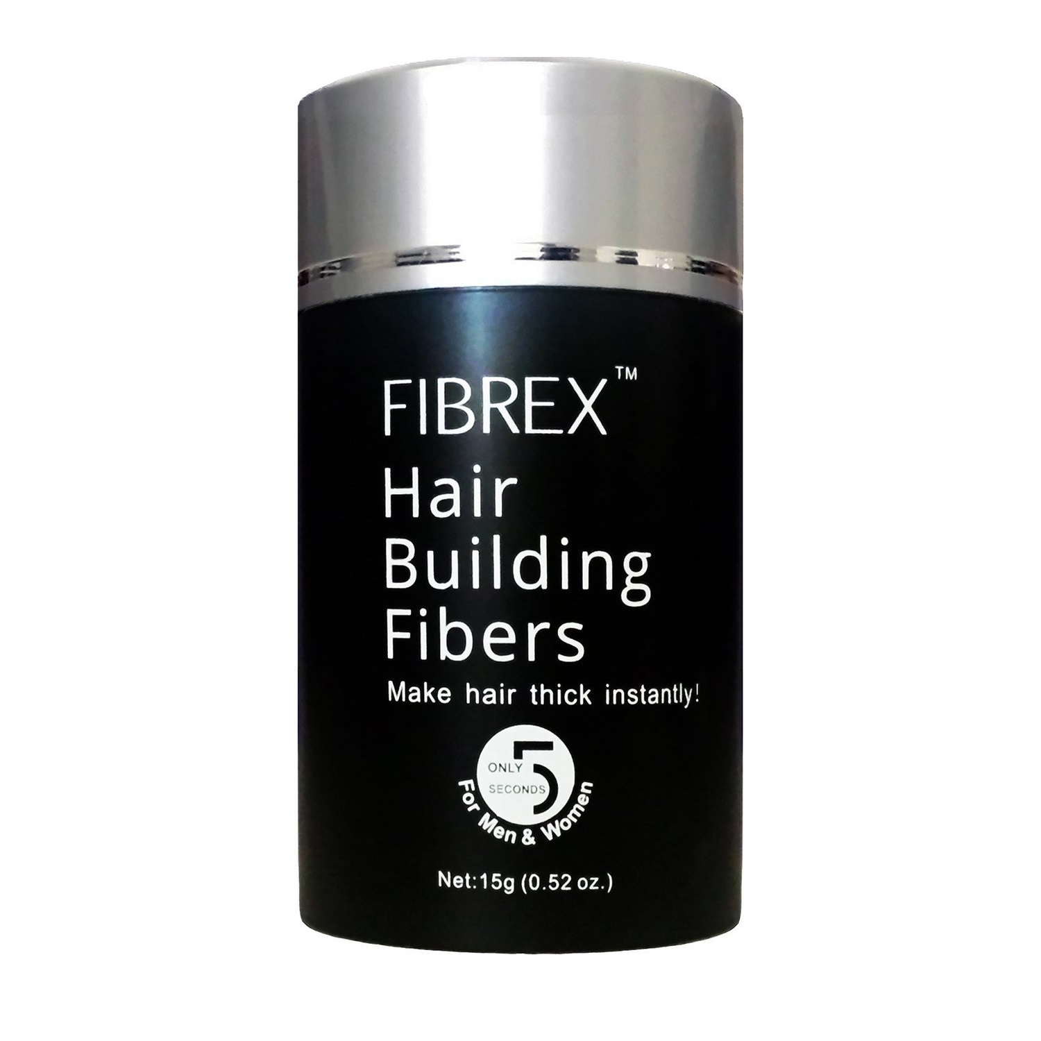 FIBREX Hair Building Thickening Fibers Loss Concealer Light Brown 15g 0